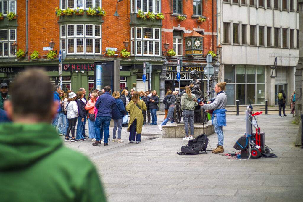 Busking Dublin style
